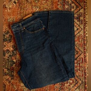 Levi Strauss Wedgie Straight Classic Blue Denim Jeans